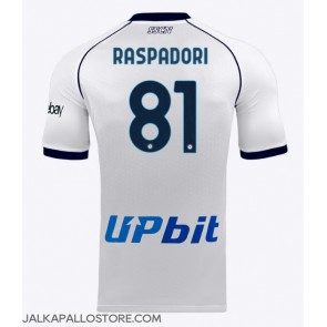 SSC Napoli Giacomo Raspadori #81 Vieraspaita 2023-24 Lyhythihainen